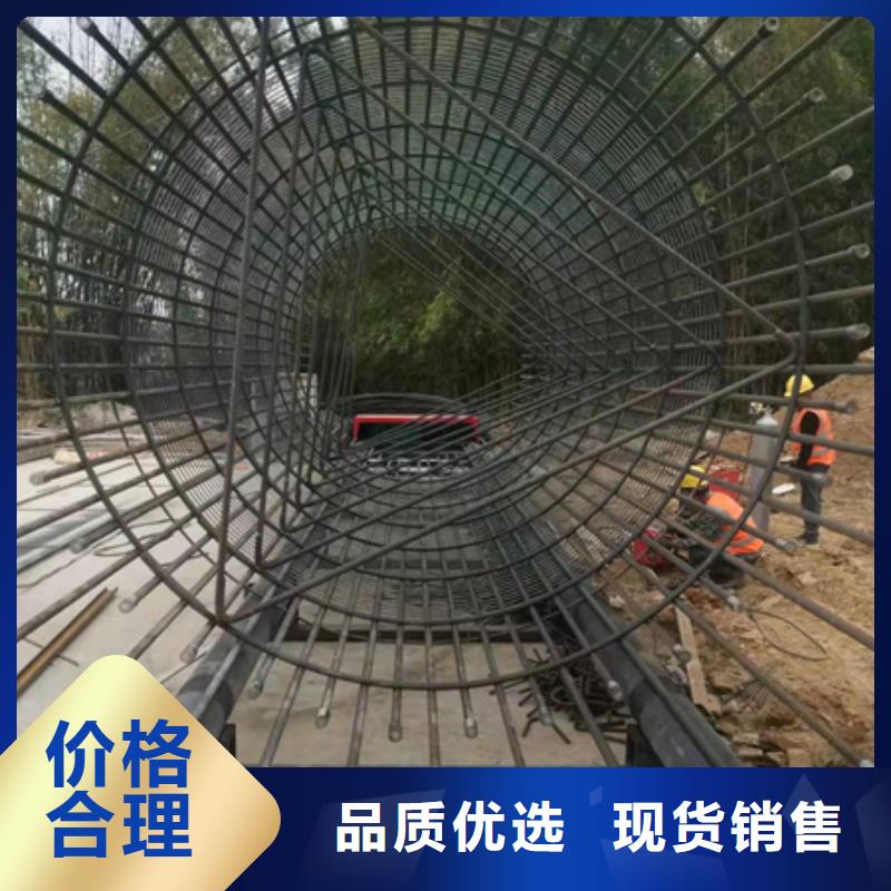 丹东全自动钢筋笼滚笼机施工现场河南建贸