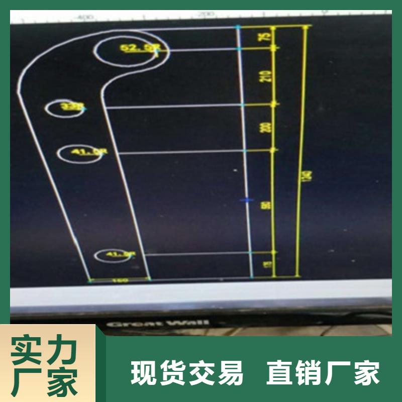 桥梁灯光防撞护栏304不锈钢复合管当日价格