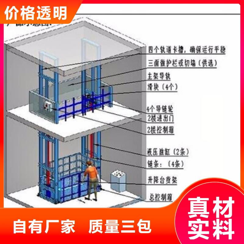 【货物升降平台】别墅电梯物流配送