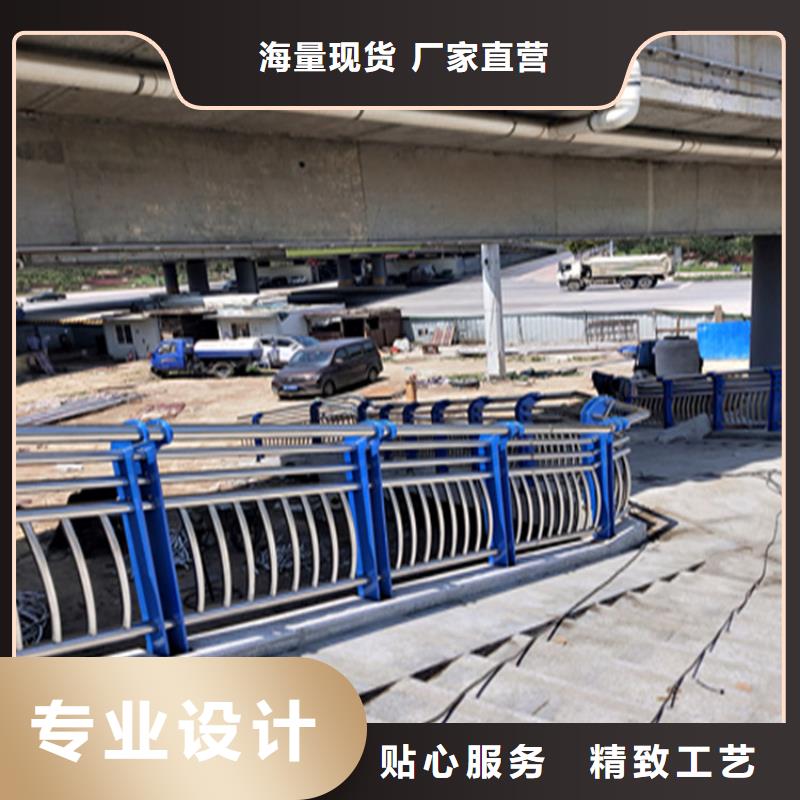 上海当地氟碳漆灯光桥梁防撞护栏结构简单寿命长