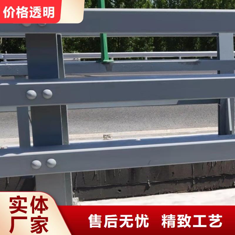 河北当地{展鸿}碳钢烤漆桥梁防撞护栏安装简便