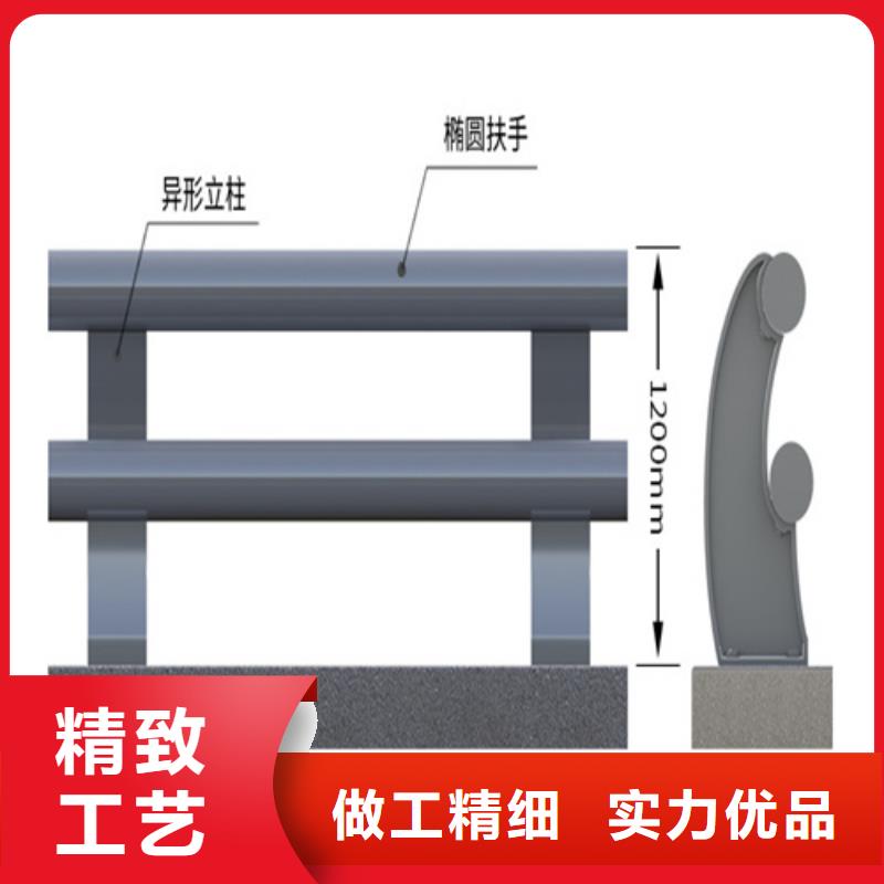 不锈钢复合管防撞护栏、不锈钢复合管防撞护栏厂家直销-型号齐全