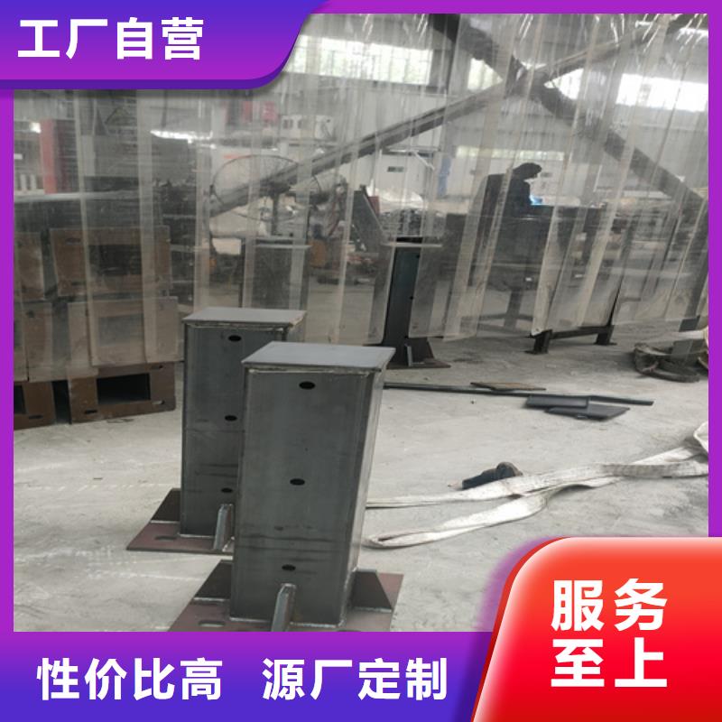 桥梁护栏热镀锌立柱支持定制