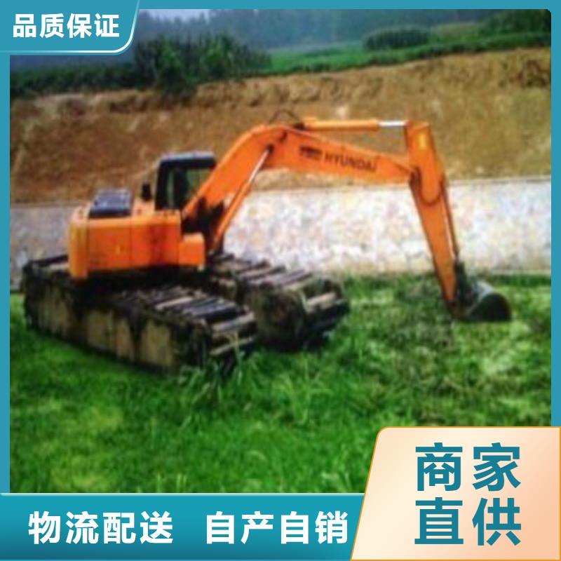 深圳订购水陆两用挖掘机出租来厂考察