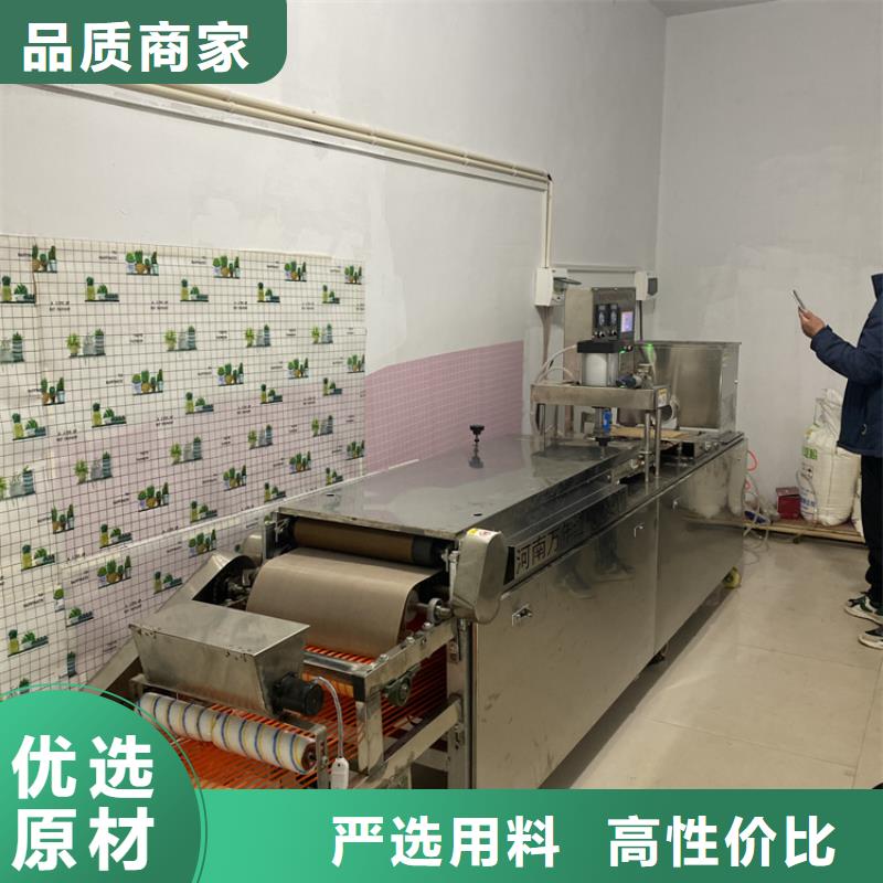 广西省【桂林】现货烙饼机的整个操作过程