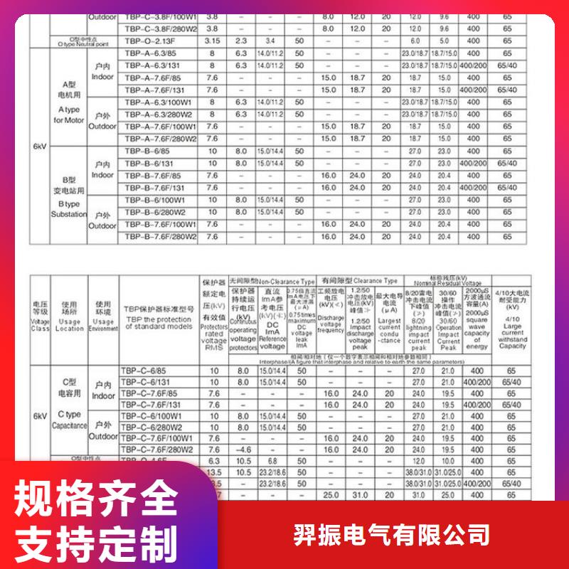 【购买【羿振】】过电压保护器(组合式避雷器)YH5WS-17/50*17/50