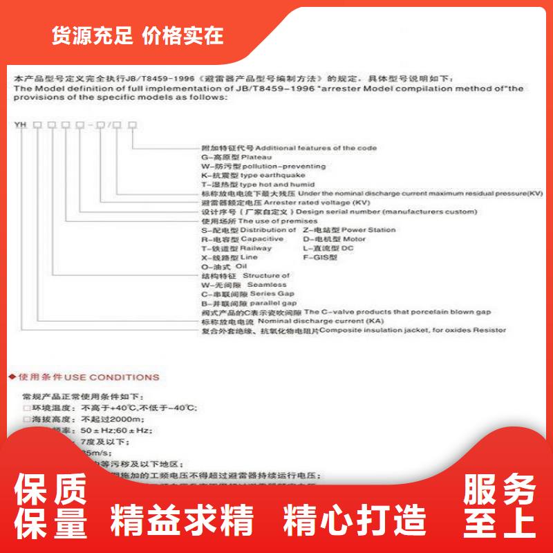 避雷器HY10W-200/496浙江羿振电气有限公司