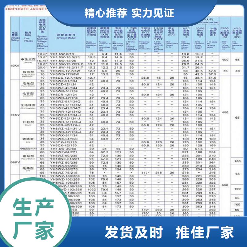 避雷器HY10CX4-216/560J【上海羿振电力设备有限公司】