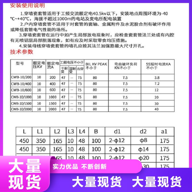 【穿墙套管】CWLB-10KV/400