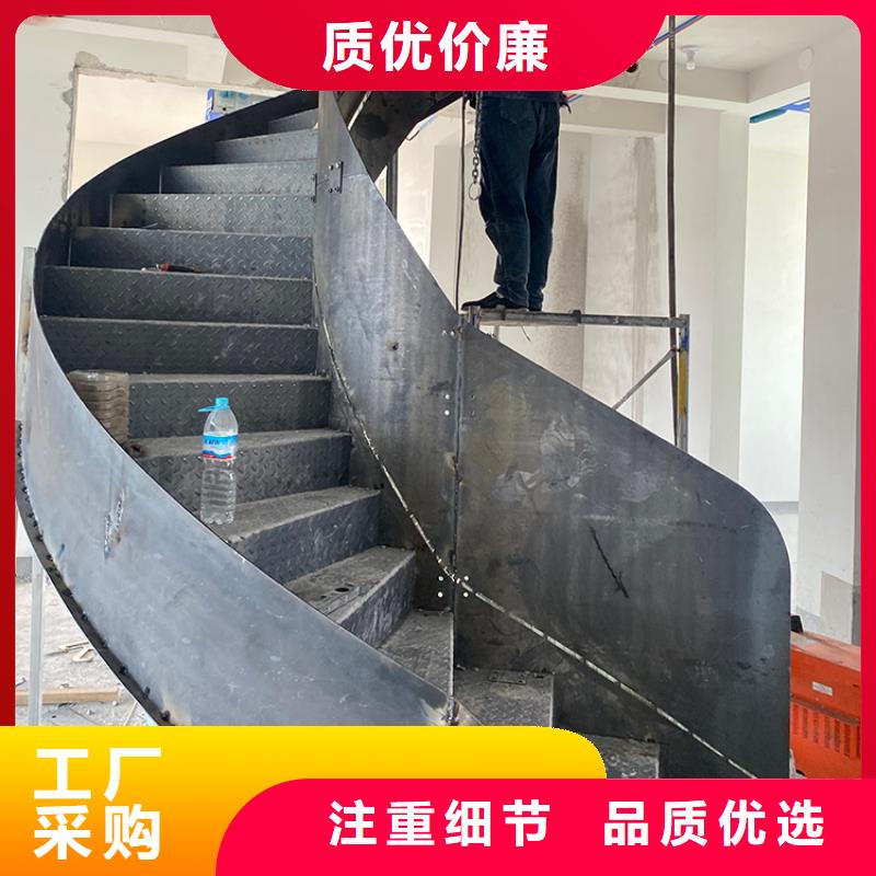 选购【宇通】旋转楼梯 公寓会所楼阁专用铁艺楼梯 案例展示