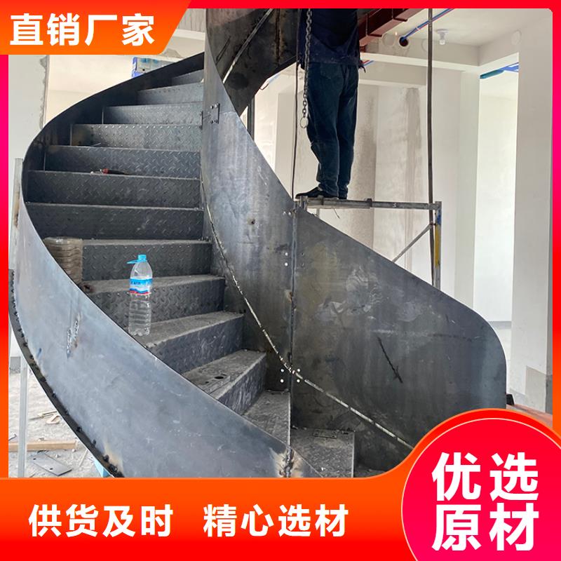 【宇通】旋转楼梯公寓会所楼阁专用铁艺楼梯高端大气