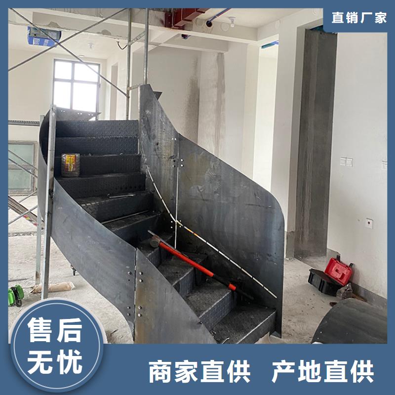【宇通】旋转楼梯公寓会所楼阁专用铁艺楼梯高端大气