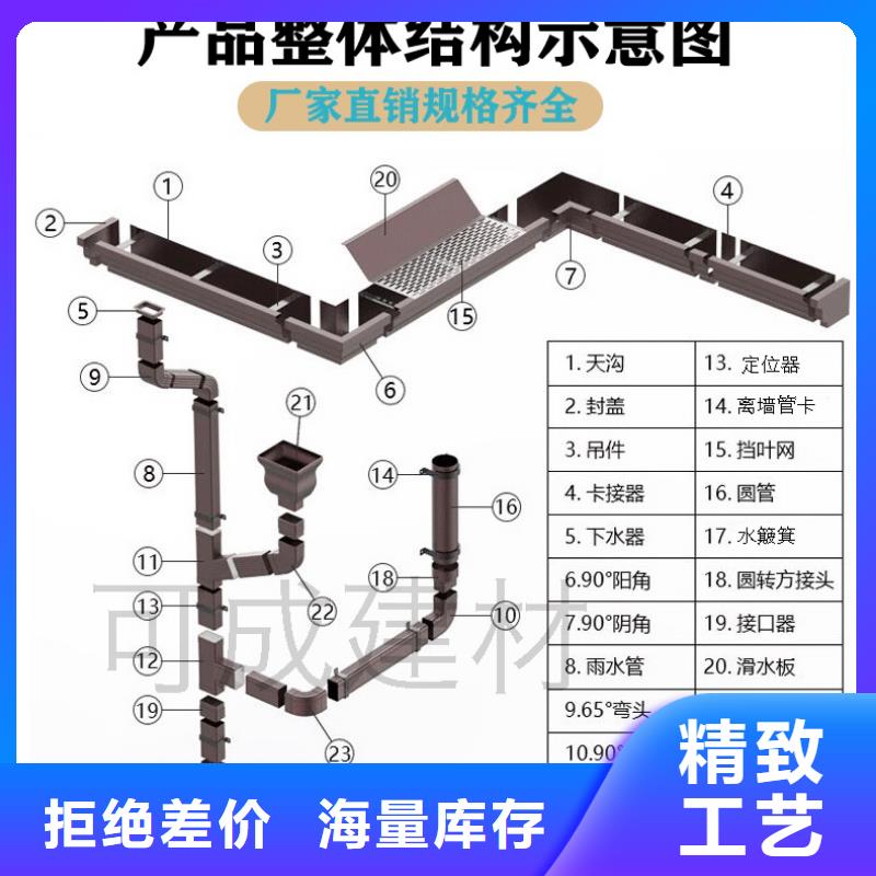 铝合金落水管安装多少钱米生产