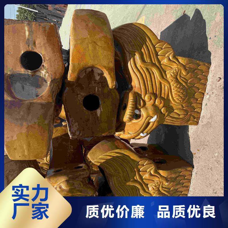 金黄色仿古琉璃瓦厂家_规格齐全