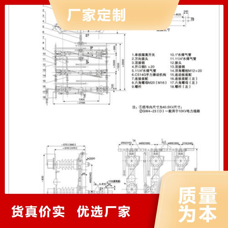 HRWK-0.5/1000A低压隔离刀闸