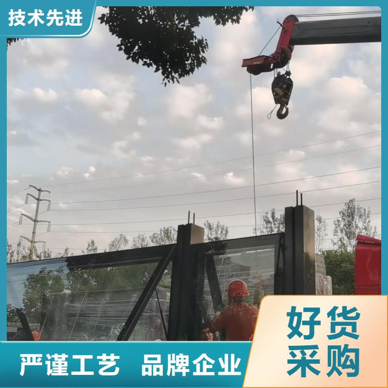 复古公交站台品质过硬不锈钢公交站台